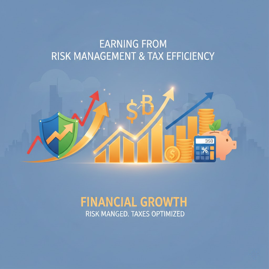 5. Kiếm tiền từ việc quản trị rủi ro và tối ưu thuế phí